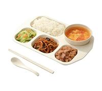 Generico Divisì,Set di Stoviglie con 5 Scomparti per La Casa,per Il Controllo delle Porzioni | per Bambini Adulti Studenti Casa Ufficio Scuola Asilo Ora dei Pasti Sala da Pranzo Ristorante Picnic