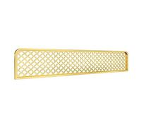 Generico Divisori Decorativi in Ferro Dorato per Sale da Pranzo, divisori per Piani di Lavoro per pentole Calde, Recinzione Bassa 30x50 cm, schermi per la Privacy del Ristorante, Anti-sbiadimento