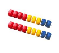 Generico Divisori di corsia per Piscina - Corda divisoria di Sicurezza per competizioni, Recinzione di Sicurezza Galleggiante per acque Poco Profonde, marcatori di corsia per Nuoto da 1 m/3,3 Piedi p