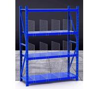 Generico Divisori for scaffali, facili da riporre, classificazione e organizzazione, rete in ferro con clip, facili da installare for scaffali di magazzini e supermercati(6cm,50x30cm/19.5x11.7in)