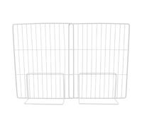 Generico Divisori in Filo Metallico per Congelatore 2 Pezzi Ripiani Organizzatori Salvaspazio per Frigorifero Divisori Regolabili 43-56 CM Larghezza per Stoccaggio Alimenti e Gelati in