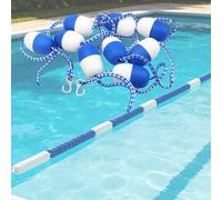 Generico Divisori per corsie Piscina, Corda Galleggiante, divisori di Sicurezza per Piscina, Boa, scaletta per Piscina, Portatile, Corda divisoria di Sicurezza per pisci