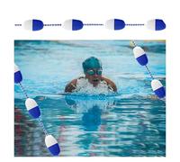 Generico Divisori per corsie Piscina, Linea Galleggiante, Corda divisoria di Sicurezza per Piscina, Boa, scaletta per Piscina, Corda di Sicurezza per Piscina ad Alta visibilità - Linea Galleggiante d