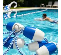 Generico Divisori per corsie Piscina, Linea Galleggiante, Corda divisoria di Sicurezza per Piscina, Boa, scaletta per Piscina, Corda di Sicurezza per Piscina Regolabile