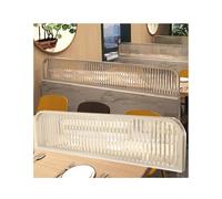 Generico Divisorio Acustico per scrivania Gold - Pannello per la Privacy Montato 120x30 cm per ristoranti e uffici - Schermo divisorio per la riduzione del Rumore e la distrazione visiva per spazi di