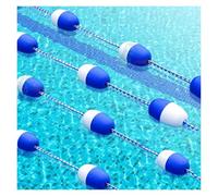 Generico Divisorio di Sicurezza per Piscina, barriera Galleggiante Essenziale per la separazione delle corsie della Piscina, Kit di Sicurezza per estremità Profonda e Bassa, Resistente Linea di corsi