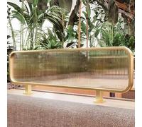 Generico Divisorio in Vetro per Ambienti, pareti divisorie per Ufficio, Pannelli in Vetro temperato, divisori per tavoli, Pannelli divisori, divisori per Sala da Pranzo, schermi per la Privacy in Vet