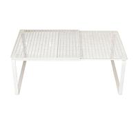 Generico Divisorio Per Armadio Impilabile, Posizionamento Facile Da Installare, Nero, Bianco, Scaffale Impilabile, Scaffali Metallici Resistenti Espandibili, Organizzatore, Per Camera Da Cuci