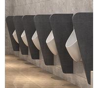 Generico Divisorio per orinatoi da Uomo, divisorio in PVC Impermeabile per bagni pubblici, Hotel e bagni, Set da 2 Pezzi per Una Maggiore Privacy negli spazi pubblici