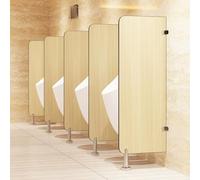 Generico Divisorio per orinatoio Maschile - Divisorio per orinatoio Montato a Pavimento con codice angolare in Acciaio Inossidabile - Divisorio per WC Resistente per bagni pubblici, Hotel e Servizi i