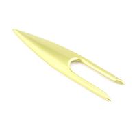 Genérico Divot Repair Tool - Zinc Alloy Repair Pitch Fork | Pitch Fork, Button Pitch Mark Putt Alignment, Ball Marker Pitch Fork For Golfer Training Divot Repair Accessory