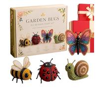 Generico DIY Animal Beading Kit - 12.7cm Animal Beads Set | 3D Beadwork Art Craft Kit PVC DIY Embroidery Beading Project with CuteAnimal Designs for Beginners Hobby Makers