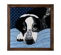 Generico DIY Animal Fabric Art Painting Kit, No Sewing with Frame