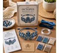 Generico DIY Beaded Bracelet Making Kit, 3D Animal Making Kit (Octopus)