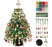 Generico Diy Beaded Christmas Tree Kit, Christmas Crafts for Adults (A)