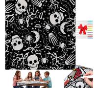Generico DIY Coloring Blanket with Markers-Color Your Own Blankets, Creative Art Personalized Washable Blanket, Cozy Soft Blankets for Holiday Arts Crafts Activity Party