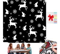 Generico DIY Coloring Blanket with Markers-Color Your Own Blankets, Creative Art Personalized Washable Blanket, Cozy Soft Blankets for Holiday Arts Crafts Activity Party
