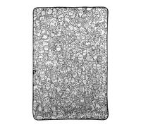 Generico DIY Coloring - Washable Crafting Sofa Throw, Creative Art, Fun Interactive Design, Kids & Family Activity | DIY For Boys, Families, Birthdays, Holidays, Preschools, Living Room