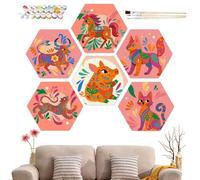 Generico DIY Digital Painting - Cute Animal Beginner-Friendly DIY Craftwork