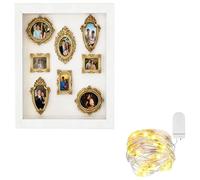 Generico DIY Mini Museum Silhouette Box | Personalized Memory Shadow Box, Celebrate Your Memories In Style, Personalized Photo Family Memory Display Frame, Funny Present For Valentine's Day, Easter