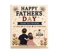 Generico DIY Pearl Painting Kit, Handmade Dot Bead Craft Decoration Set, Happy Father’s Day Creative Art Kit For Men Grandfather Home Indoor Wall Bedroom Kitchen Living Room DIY Decorative Gift Use