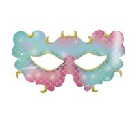 Generico Diy Pizzo Maschera Unisex Carnevale Costume Colorato Design Decorazione Mascherata Mezza Faccia Festa Hochwertig Magnifico Retro Einfach Zu Tragen