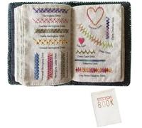 Generico DIY Stitch Book,Creative Mini Sewing Books,Portable Embroidery Stitches Books for Beginner Enthusiast Elevate Sewing Skills Ideal