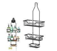Generico doccia angolo - organizzatore doccia | scaffale montato a parete | Organizzazione delle docce per il bagno con | Scaffali di stoccaggio del bagno senza pugno | Scaffale di docce di aspir
