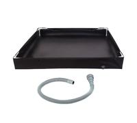 Generico Doccia per Camper - Base Doccia Pieghevole, Tenda per Docce da Campeggio con Tubo di Scarico, Vassoio per Il Lavaggio da Viaggio All'aperto | Contenimento 'Acqua Leggero E Pieghevole, Soluz