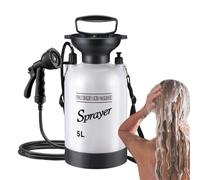 Generico Doccia Portatile da Campeggio,Pompa Acqua Doccia da Viaggio e Campeggio | Spray Manuale Accessori per Bagno Spiaggia Esterno Lavaggio Auto Animali Domestici Barca Casa Bagno Interno