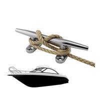 Generico Dock Cleats - Marine Grade Open Base Hardware Accessories, Tie Down Boat Rope Cleat Durable Metal Cleat for Canoe Small Yacht Dock Fishing Sailing Lake Deck Mooring Hardware