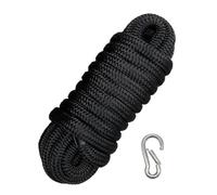 Generico Dock Lines - Nylon Rope 5/8" X 15FT, 9500lbs Tensile | Hand-Spliced Eye Joints, 2060lbs Capacity, UV Resistant, Marine Mooring, For Boats 35-45ft, Yacht, Fishing