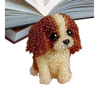 Generico Dog Bead Embroidery Kit - Animal Craft for Girls Women Teens Adults | Complete Ornament Making Set with Beads Threads Needles Canvas, Creative Sewing Art For or Pet Lovers, 7.87x5.91x1.57 in