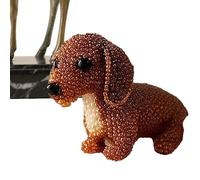 Generico Dog Bead Embroidery Kit - Animal Craft for Girls Women Teens Adults | Complete Ornament Making Set with Beads Threads Needles Canvas, Creative Sewing Art For or Pet Lovers, 7.87x5.91x1.57 in