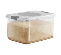 Generico Dog Food Container - Airtight Pet Kibble Storage Bin | Stackable Feed Bucket Cereal Barrels with Gasket Seal for Pantry Camping Outdoor Pet Feeding Farmhouse Kitchen Flour Rice Grains