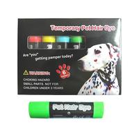 Generico Dog Hair Dye - Temporary Pet Hair Dye | Paint Markers Washable Crayon for Temporary Grsooming Creative Styling Cattle Cats Horses Animals Livestock And Others