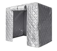 Generico Dog Kennel Cover Windproof - Soundproof Rainproof Crate Shield, Pet Cage Protector | Heavy Duty Weather Blocking Animal Housing Enclosure System For Indoor Outdoor Patio Porch Yard Balcony