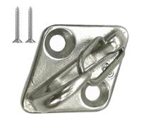 Generico Dog Lead Hooks For Wall - Stainless Steel Heavy Duty Leash Holder For Entryway, Pet Accessory Hanger F́or Garages Mudrooms, Space Saving Hook F̀or Homeowners Renters | Front Door Hallway