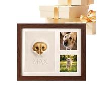 Generico Dog Nose Print Kit | Pet Nose Print Keepsake Frame | Clay Imprint Kit, Clear Smooth Long Lasting, Memorial Keepsake Frame, Home Studio Living Room Bedroom Clinic