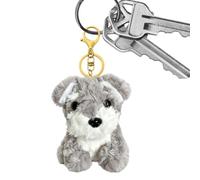 Generico Dog Plush Keychain - Cute Animal Bag Charm and Keyring