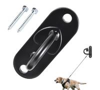 Generico Dog Training Rope Holder - Metal Lead Management Hook System, Anti Rust Pet Tie Device, Strong Outdoor Control Accessory | for Indoor Garden Business Outing Walking Training Exercis