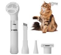 Generico Dog Vacuum Grooming Kit - Quiet Wireless Multi Nozzle Pet Grooming Vacuum Cleaner, Multi Functional Car and Home Cleaning Vacuums for Litter Sofa Kitchen Bedroom Apartment Office Use