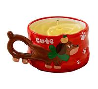 Generico Dogs Mug, 380ml 3D Dachshund Handle Ceramic Novelty Cup - For Dog Lovers | Birthday Gift Valentines Mothers Day Easter Christmas For Women Men Mum Girl Boy Kid Friend Presents