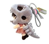 Generico Doll Outfits Cute Dinosaur Skeleton Figurine Pendant with Lanyard