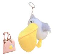 Generico Doll Pendant Keychain - Super Soft Plush PP Cotton | Cute Pelican Bird Stuffed Animal Keychain, Bag Charm Accessory | Small Hanging Pendant For Phone Bag Backpack Keyring Gift Use