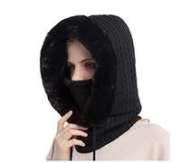Generico Donna Cappello Invernale,Cappuccetto Integrato cap Winter Caldo Hat Cold Proof Cold Proof Outdoor Donne Mask Headgear Ski Bib Face Riding Hats