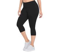Generico Donna Compressione 3D Push Up Fittabella Controllo Leggings Cellulite Esercizio Quotidiano Pantaloni Capri Yoga con Modellante Sollevamento Glutei Tuo Benessere comodità (Black, XXXXL)