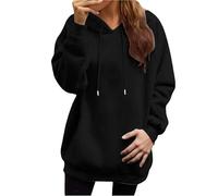Generico Donna Felpa con Cappuccio Maglia Manica Lunga Classica Hoodie Tempo Libero Sport Fitness Outdoor Basic Casual Style Mix Felpe con Cappuccio Elemento della Marea Nazionale