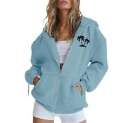 Generico Donna Felpa con Cappuccio Maglia Manica Lunga Classica Hoodie Tempo Libero Sport Fitness Outdoor Basic Casual Style Mix Felpa Nera Donna Elemento della Marea Nazionale