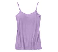 Generico Donna Intimo A Canottiera Canottiere Dalla Vestibilità Ampia Elasticizzato Comodo Corsetto Corto In Solid Color Microfibra Elasticizzata Slim Cotone Camisole Festival